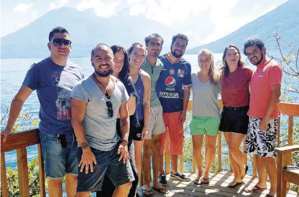 An off-campus study grant and assistance from Cornell’s Rise Up program allowed Randy Santiago ’18 to study in Guatemala. One weekend he and his classmates visited Lake Atitlán, where they swam, used traditional Mayan saunas, and ate the local cuisine. 
