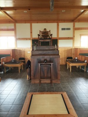 Meditation Hall used to practice Zazen