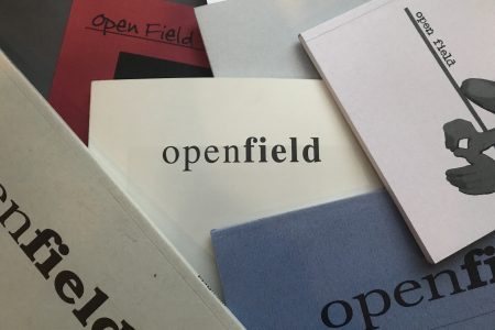 Covers of past publications of Open Field