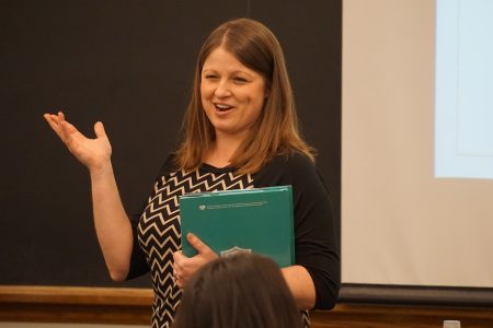 Tiffany Zarikar ’07 teaching