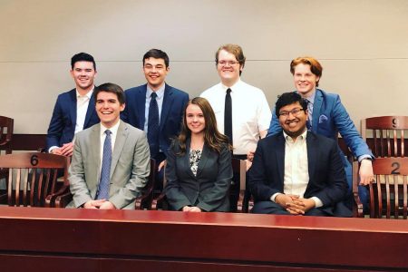 Photo of the Cornell College Mock Trial Team