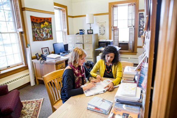 We follow Professor Aparna Thomas on campus for one day.