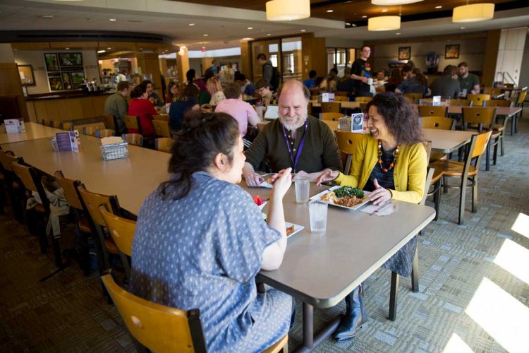 Aparna Thomas at lunch