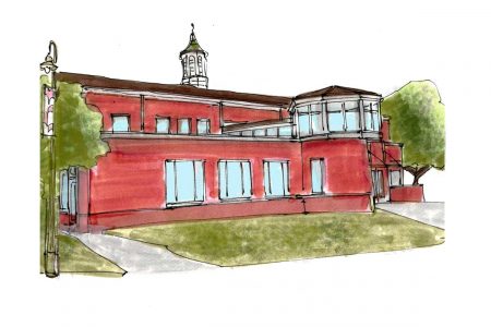 Cole Library illustration