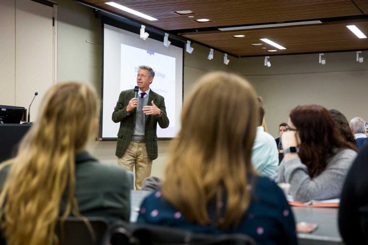 Jonathan Brand at Campus Currents meeting