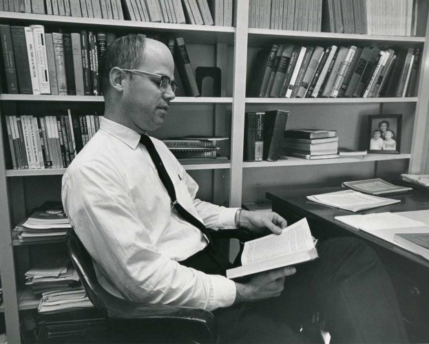 T. Hardie Park at his desk (Cornell Archives photo).