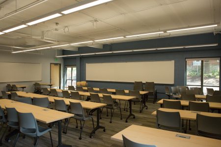 Newly renovated classroom