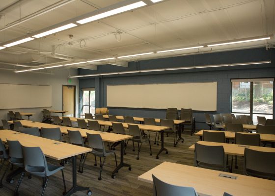 Students will get to use new classrooms inside the newly renovated West Science Hall
