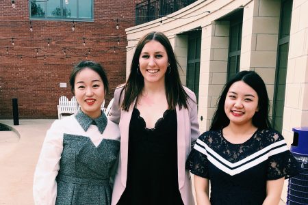 Xinyi Li, Taylor Axelson ’19, Yuzhe Zheng (Scott Gasik not pictured)