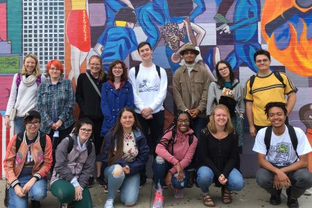 Literature and Social Justice class with Randy Santiago '18