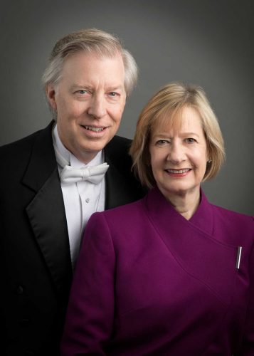 Professors of Music Martin Hearne and Lisa Hearne