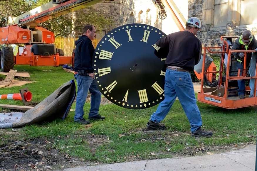 King Chapel clock face