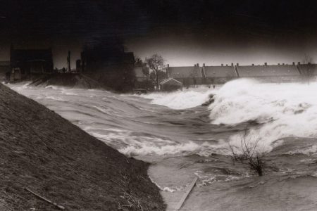 Wikimedia image of the 1953 flood in the Netherlands.