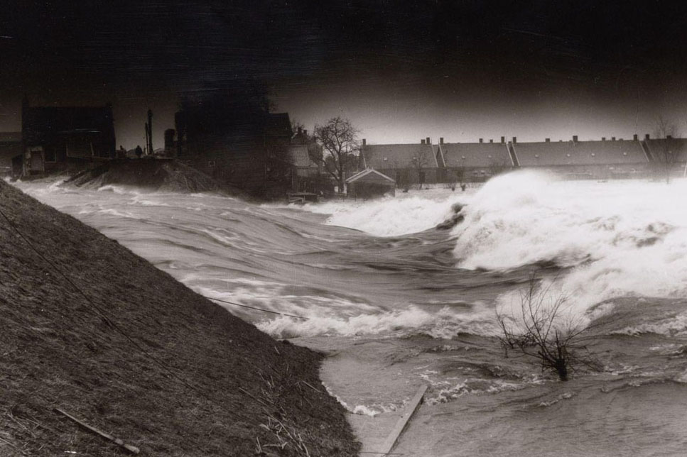 Wikimedia image of the 1953 flood in the Netherlands.
