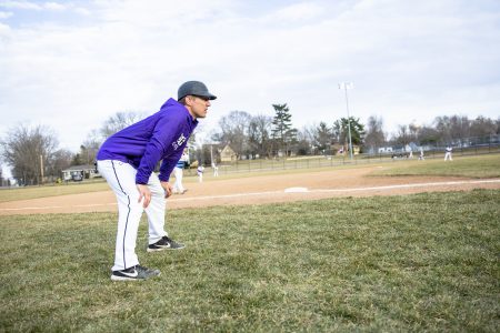 Seth Wing on the baseball field