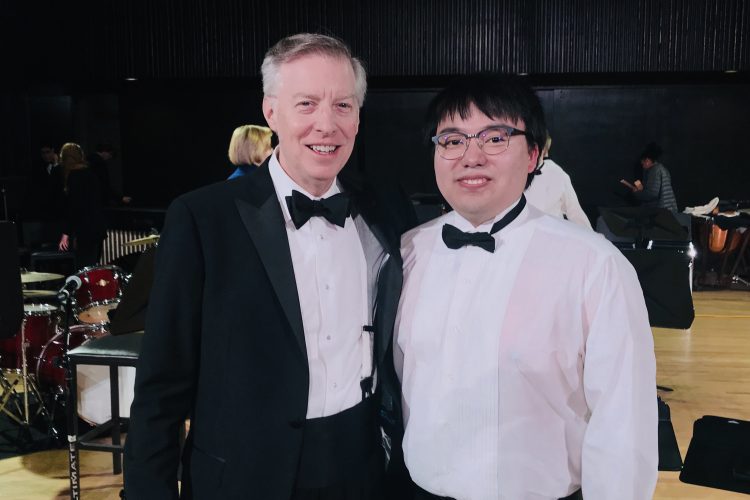 Xikun Wang '20 and Martin Hearne