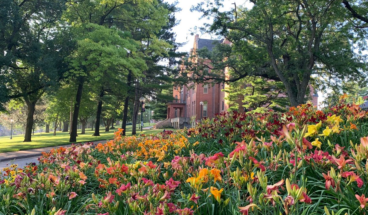 Maintenance Technician John Bauer took this photo on July 17, 2020, prior to the derecho that pummeled the campus a month later.