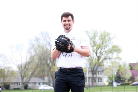 Eric Medenblik, Class of 2021, Ash Field Baseball Field on mound