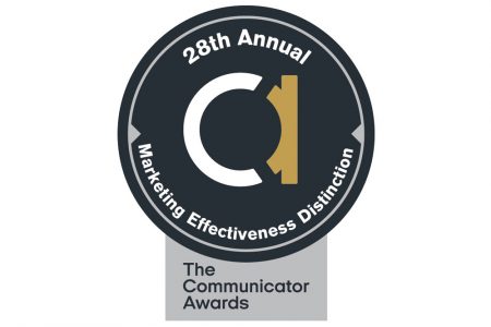 Graphic for the 28th annual Communicator Awards, silver award