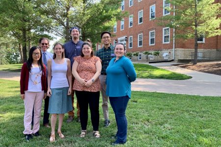 New Cornell faculty, from left: Huan Cai, Adam Abraham, Anna Tansik, Gabriel Jacobs, Sophia Gillett ’12, Sung Mo Kang, and Danielle Grimes. Not pictured: George Ellerbach ’11.