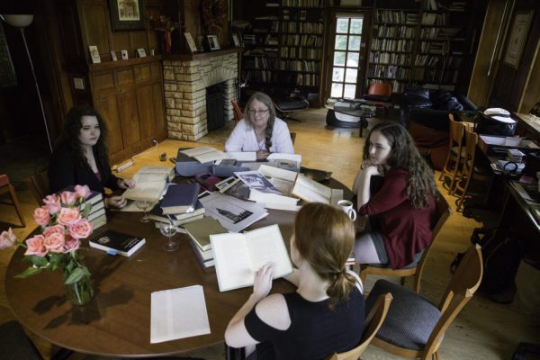 The Center for the Literary Arts at Cornell opened 10 years ago in the Van Etten-Lacey House and so much as happened in that decade. 