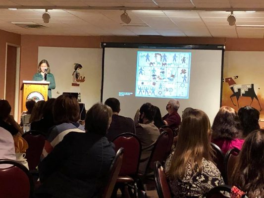 Kauper gives the presidential address to educators and curriculum scholars at the 2021 annual meeting of the American Association for Teaching and Curriculum.