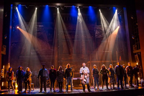 A student production of “Rent” in 2018. 