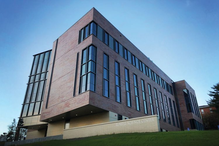 Exterior view of Russell Science from the back - SE