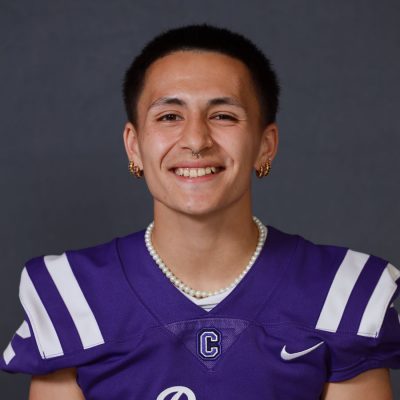 Daniel Abesames-Hammer ’24 headshot in football uniform