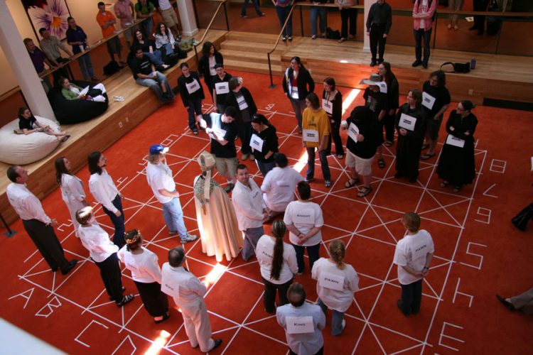 A human chess game took place on the Orange Carpet in 2006.