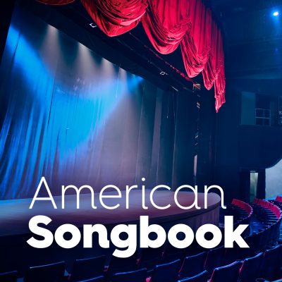 Stage shown with the words "American Songbook"