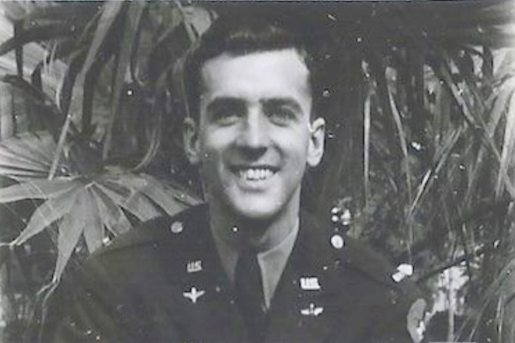 Fred in Texas for gunnery practice in 1944.