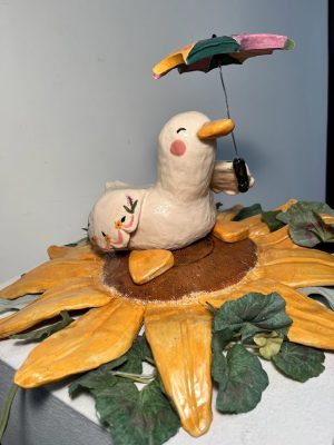 duck on sunflower Emma Burnett