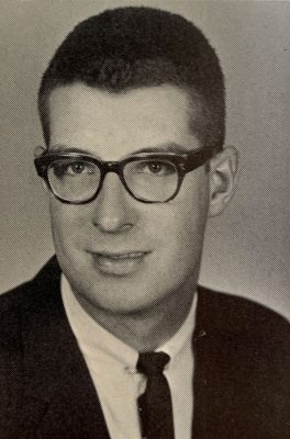 John Bristol '61 headshot from the Royal Purple yearbook.