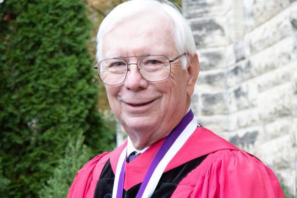 During Homecoming Weekend Convocation, Arthur Reis Jr. ’68 was awarded the 2023 Distinguished Achievement Award, which is the highest honor awarded by the Alumni Association and the college.