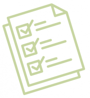 graphic of a checklist with three items checked off